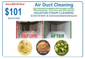 101 dollars off air duct coupon
